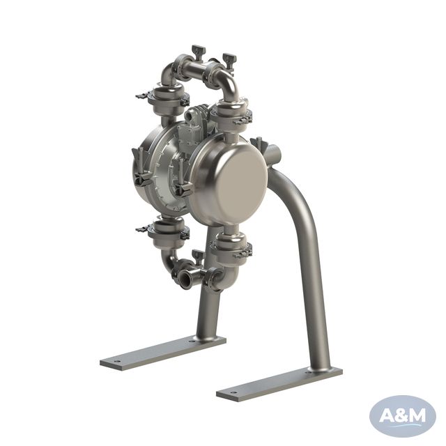 Sandpiper 1 1/2” & 2” (40 & 50 mm) Metallic AODD Ball Valve Pumps