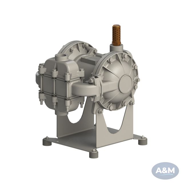 Sandpiper 1” (25 mm) SB1 Metallic AODD Ball Valve Pump