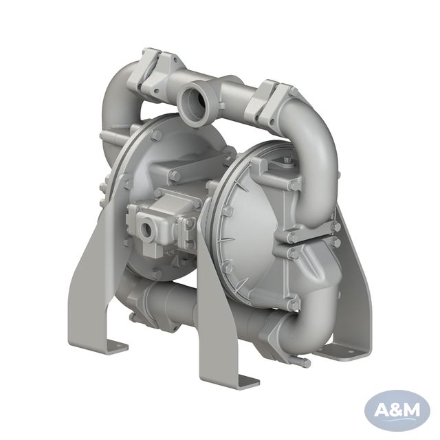 Sandpiper 2” (50 mm) Metallic AODD Heavy-Duty Flap Valve Pump
