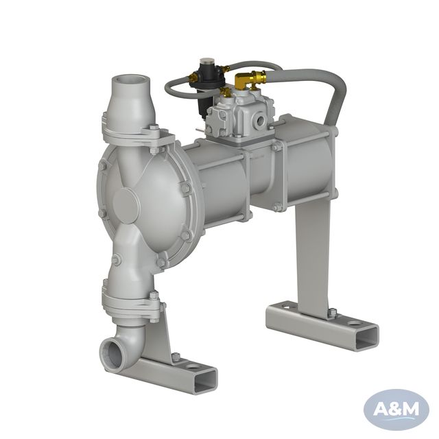 Sandpiper 2" 2:1 Natural Gas-Operated High-Pressure Ball Valve Pump