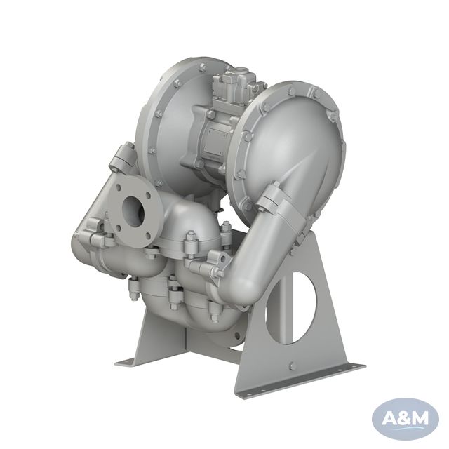 Sandpiper 3 & 4” (80 &100 mm) Metallic AODD Ball Valve Pumps