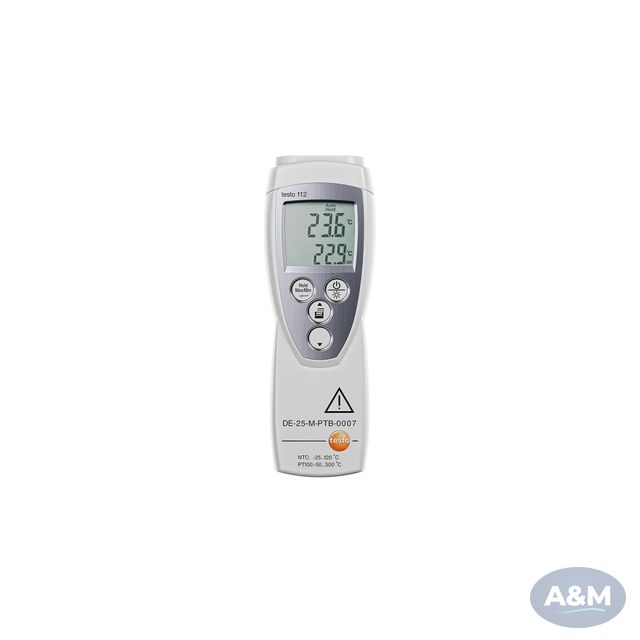 testo 112 highly accurate temperature measuring instrument