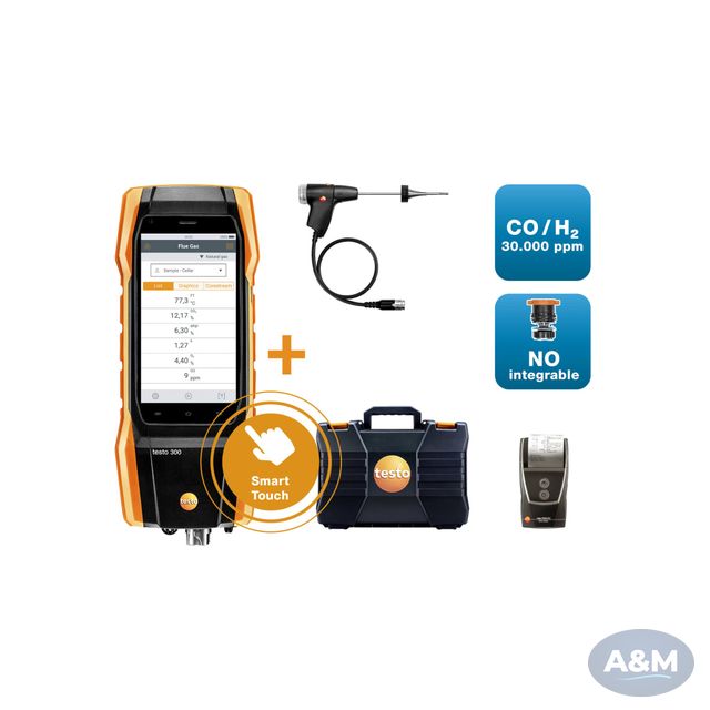 testo 300 NEXT LEVEL Longlife kit 2 with printer