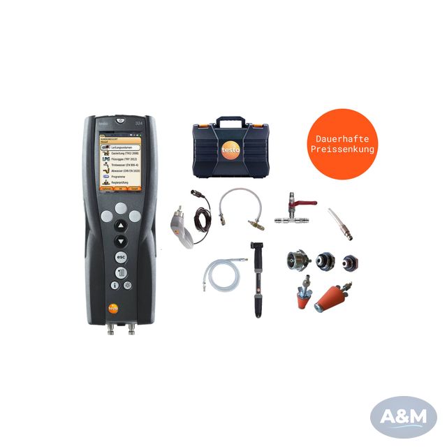 testo 324 gas and water set