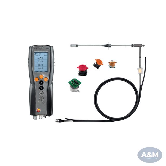 testo 340 – Order proposal for industrial burner and boiler systems