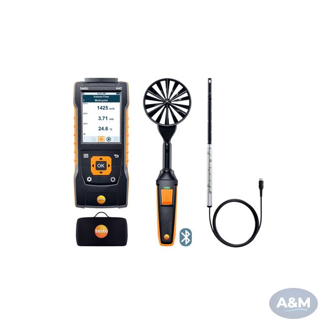 testo 440 Air Flow ComboKit 1 with Bluetooth®