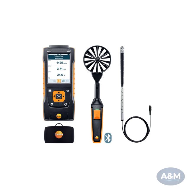 testo 440 Air Flow ComboKit 2 with Bluetooth®