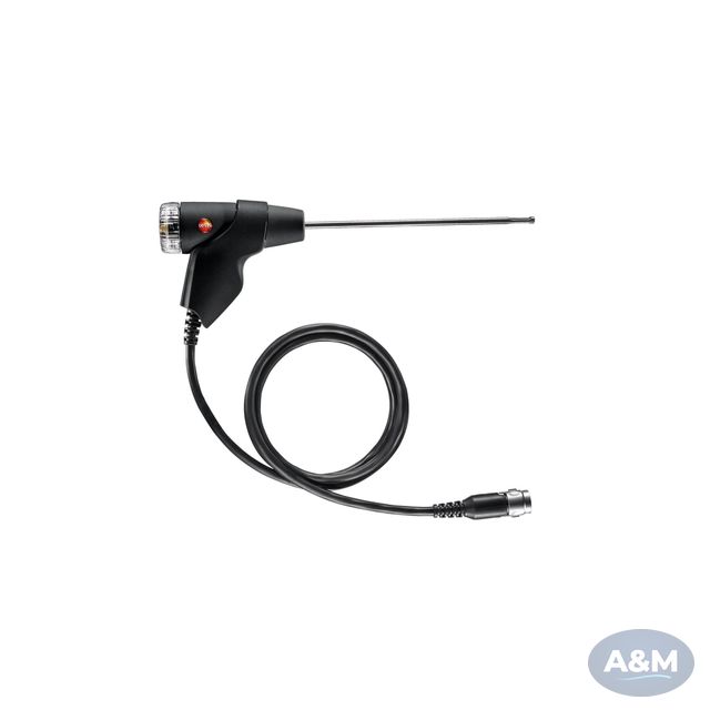 testo Compact basic flue gas probe, 180 mm, Ø 6 mm, Tmax 500 °C