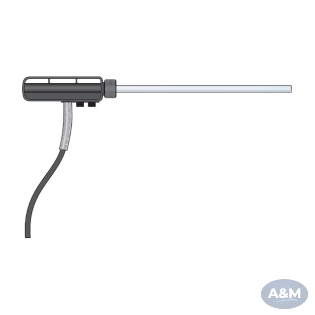 testo Pitot tube, stainless steel, 1000 mm long, measures velocity...