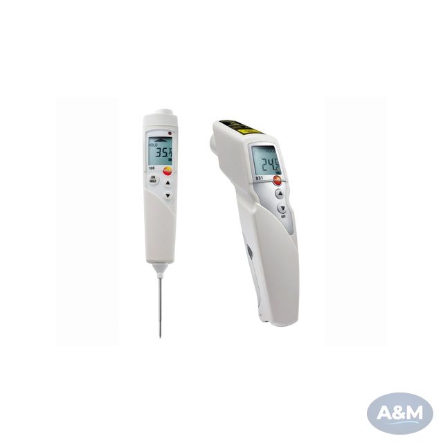 testo Set with testo 831 and testo 106: infrared thermometer, belt...